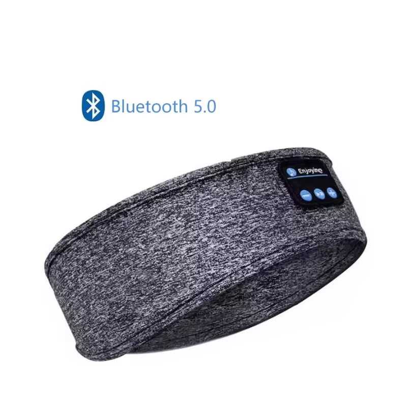 Bluetooth 5.0 Earphones Sports Sleeping Headband Elastic Wireless Headphones Music Eye Mask Wireless Headset Headband